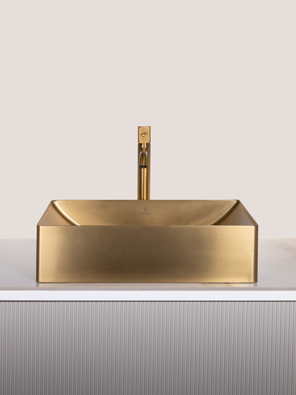 Раковина AltroBagno Futuro 001013 OrSp из нержавеющей стали