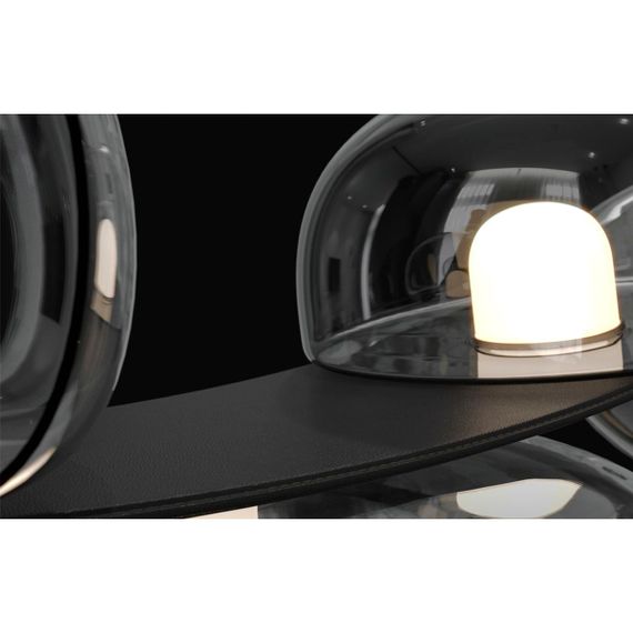 Подвесной светодиодный светильник Crystal Lux Bosque SP7 L3000 Black/Transparent
