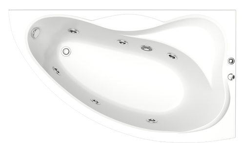 Гидромассажная ванна Bas Вектра R 150х90