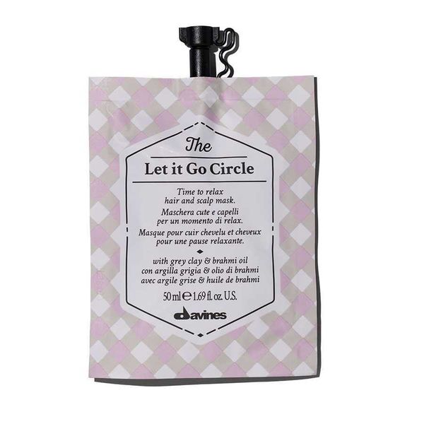 Davines Let it GO Circle 50 ml - Смягчающая увлажняющая маска для волос