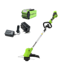 Аккумуляторный триммер Greenworks GD40LTK2, 40v, 38 см, (2112207UA), с аккумулятором 2 А·ч и зарядным устройством