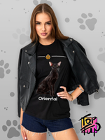 Футболка ориентальная кошка