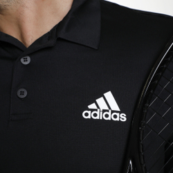 Мужское теннисное поло adidas PL Polo Men - Black