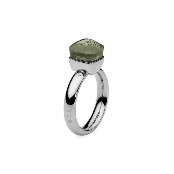 Кольцо Qudo Firenze smoky quartz 18.5 мм 610124 BW/S размер 18,5
