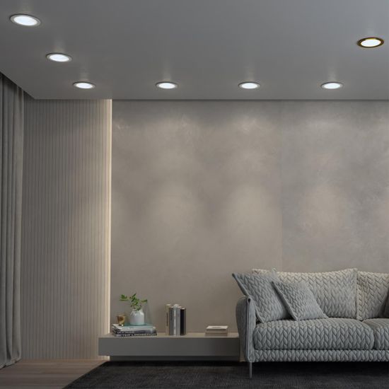 358955 SPOT NT22 444 белый Встраиваемый светодиодный светильник с переключателем цветовой температуры IP20 LED 3000К\4000К\6000К 20W 220V LANTE