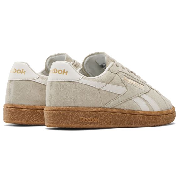 reebok CLUB C GROUNDS UK Кроссовки для скейтбординга Низкие Бежево-желтые/Белые Женские