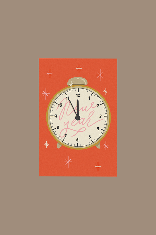 Открытка 5 МИНУТ orange / Paperie