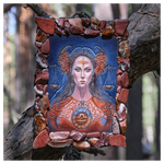 Картина из кожи «Невесомость»