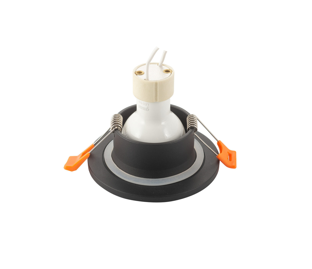 DK3016-BK Встраиваемый светильник влагозащ., IP 65, 50 Вт, GU10, черный, алюминий