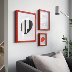 IKEA RÖDALM  (ИКЕА РÖДАЛМ)  -  Рамка, красная, 21x30 см