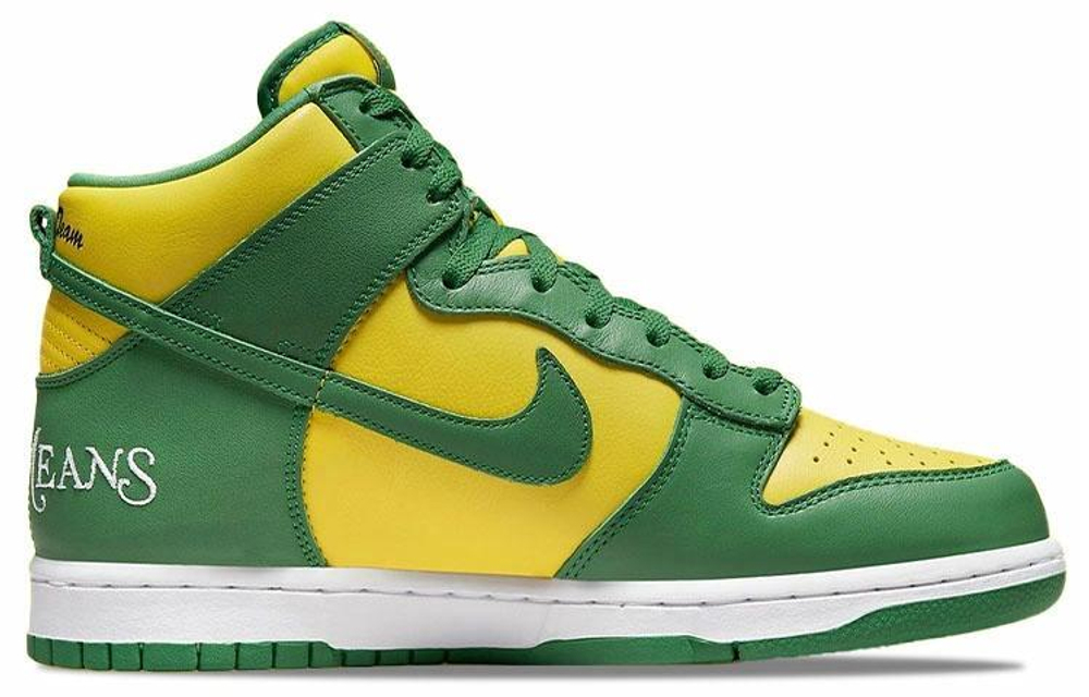 Кроссовки Supreme X Nike Dunk "Brazil"