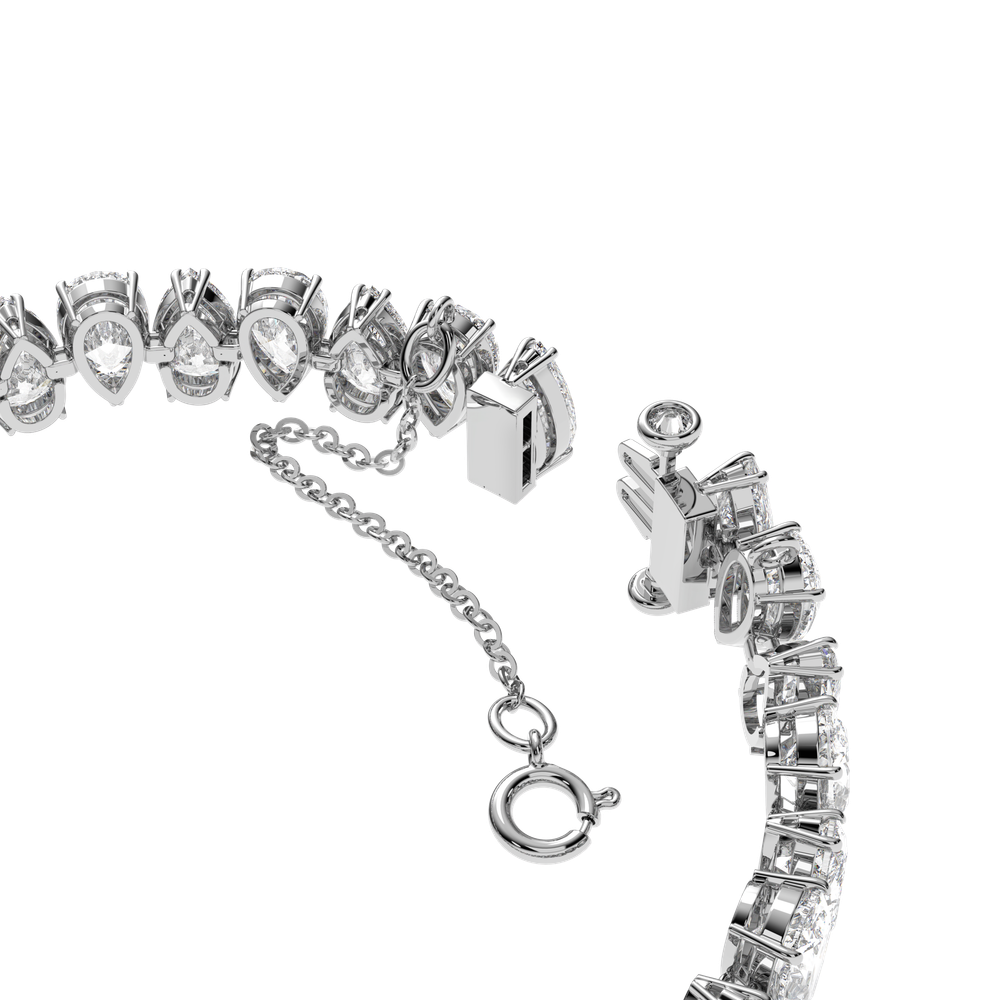 MILLENIA:BRACELET PEAR WHITE/RHS