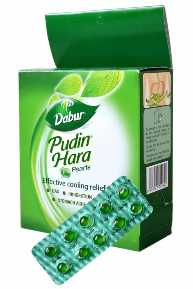 БАД Dabur Pudin Hara Метеоризм, восстанавливает микрофлору 10 капсул