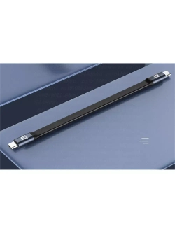 Короткий провод быстрой зарядки Type C 13 см 3А 60w