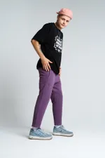 Брюки укороченные PPZ Фиолетовые