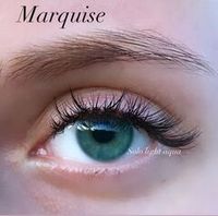 Оттеночные линзы для Светлых глаз Marquise solo light aqua для дальнозоркости и близорукости/ Линзы в стиле Ultraflex