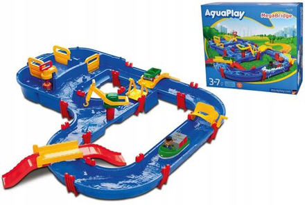 Водный трек Aquaplay Mega Bridge - Игровой набор - Водная дорожка 150 х 120 см- Аква Плей 1528