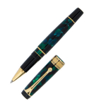 Ручка-роллер Aurora Optima Auroloide, Emerald green GT, в подарочной коробке