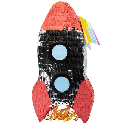 Пиньята «Ракета» с лентами, 54х28х10 см