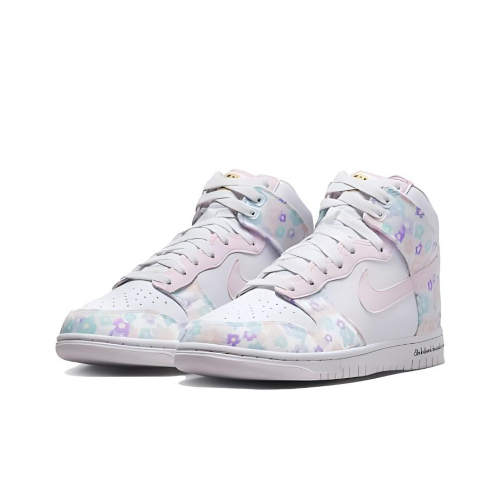 Женские кроссовки Nike x Doernbecher XIX Dunk High 'White Pink' FZ3026-919