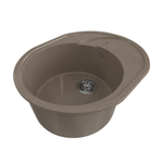 Мойка ML-GMS08 СТАНДАРТ овальная с крылом, терракот (307), 570*460*170мм