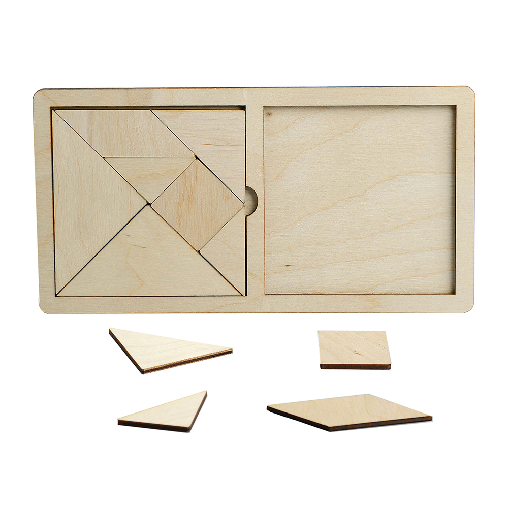 Игра головоломка деревянная Танграм большой