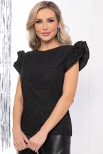 Блуза "Анджелина" (блэк) Б7791 LT Collection (Акция)