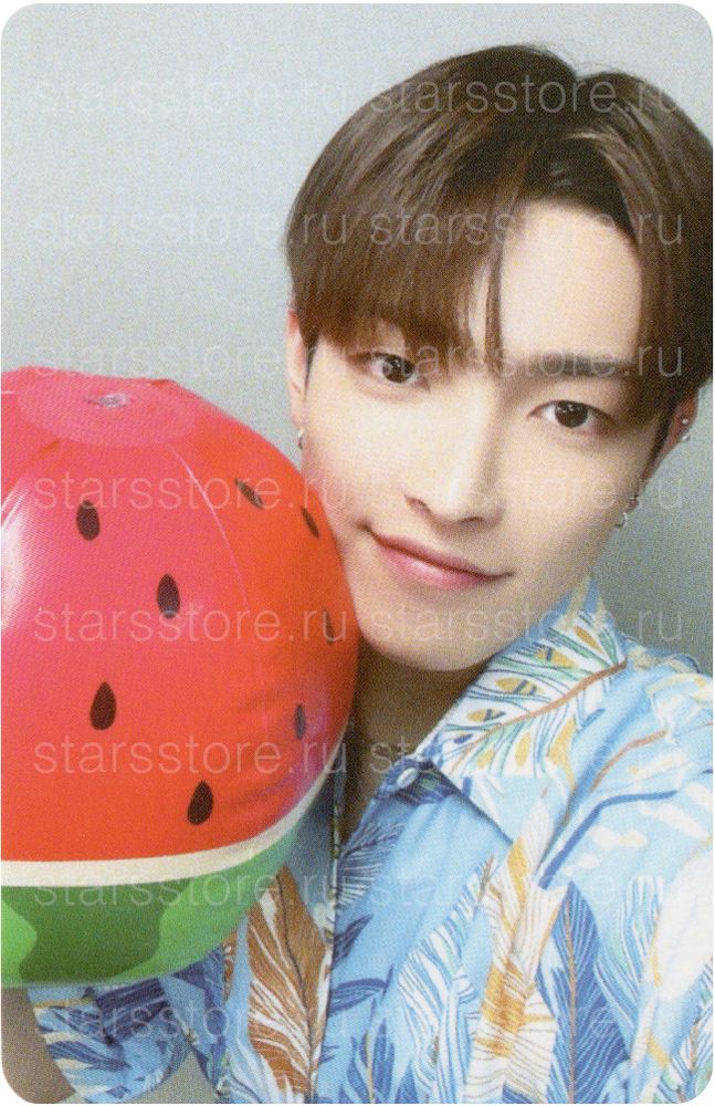 Фотокарта Hongjoong ATEEZ - GOLDEN HOUR : Part.1 (EVERLINE)