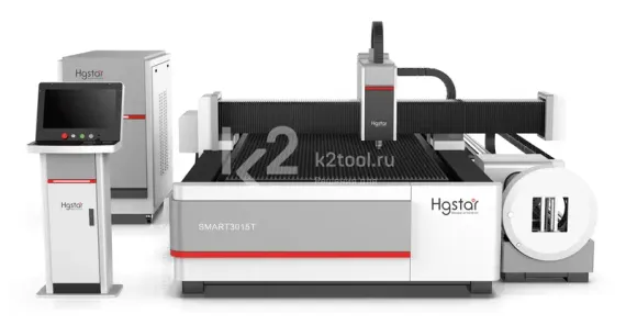 Комбинированный станок лазерной резки HGTECH SMART6015T с одним столом