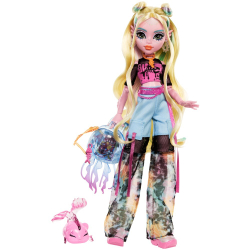 Monster High - базовая кукла Lagoona Blue + питомец HXH75