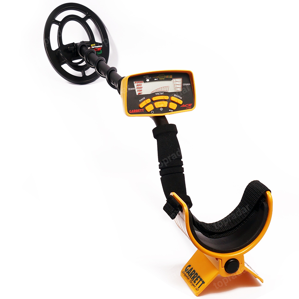 Металлоискатель для новичка Garrett Ace 250 RUS (моно катушка 6,5 х 9 дюймов)