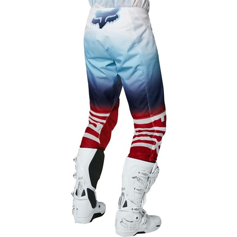 Мотоштаны Fox Airline Reepz Pant (White/Red/Blue, 34, 2022 (26737-574-34))