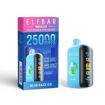 ELF BAR RAYA D3 - Blue Razz Ice (5% nic)