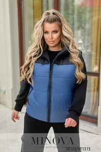 Жилет 1515-джинс Minova