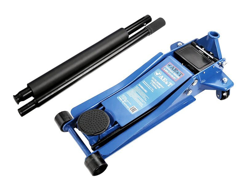 Домкрат подкатной 3.0 тонны профессиональный двухнасосный низкий AE&T T31703