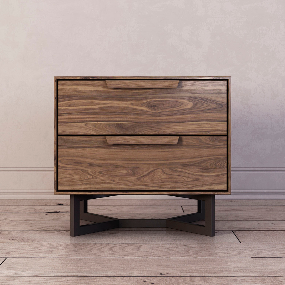 Тумба прикроватная с 2-я ящиками Hedberg