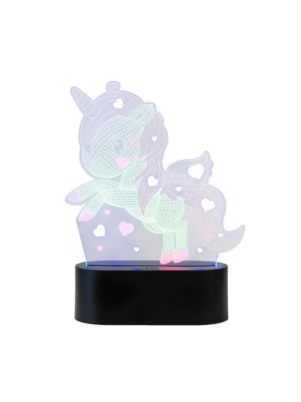 Светильник сенсорный «Единорожек» LED USB (90 см) от батарее