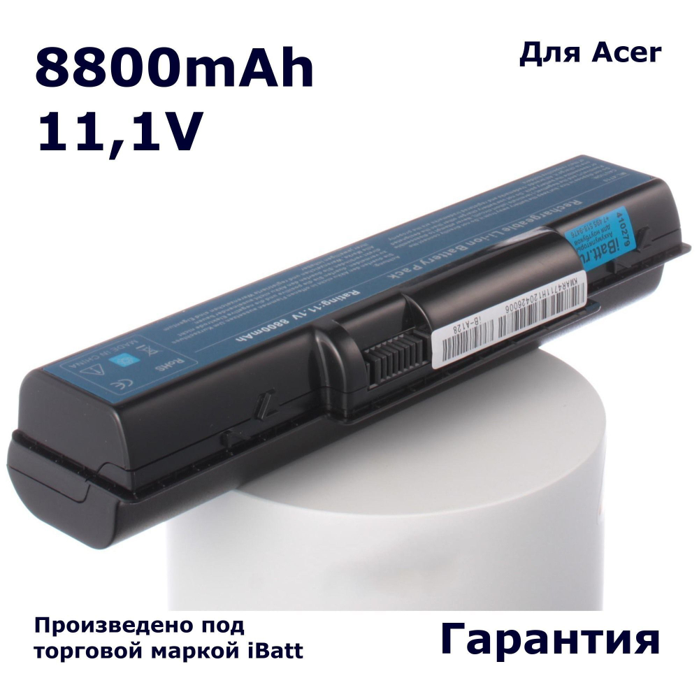 Аккумулятор iBatt 8800mAh, для Aspire 4720Z-1A1G125515 5738ZG 444G325738ZG-444G325740-333G255535 5740G-434G324320 5536G-623G25MI