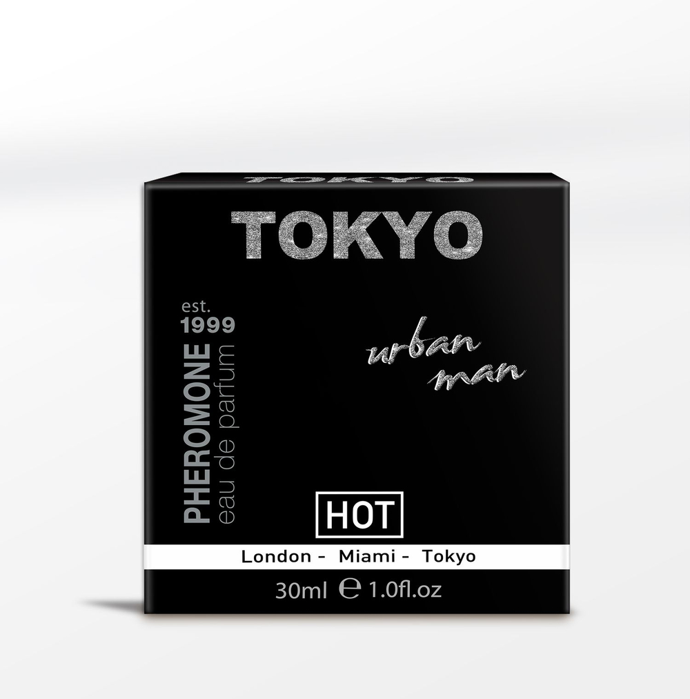 Духи c феромонами HOT Tokyo Urban, мужские, 30 мл
