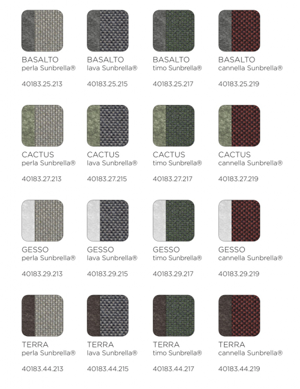 Модуль центральный пластиковый с подушками Nardi Maximo Elemento Centrale, базальт, лава