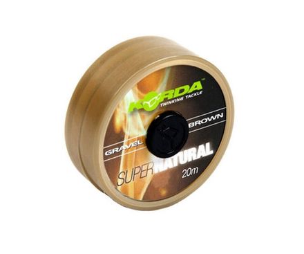 KORDA Поводковый материал Super Natural Gravel Brown 25lb 20м