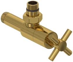 Вентиль Сунержа угловой крест (G 1/2" НР х G 1/2" НР)