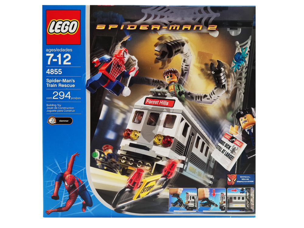 Lego spiderman train rescue hotsell