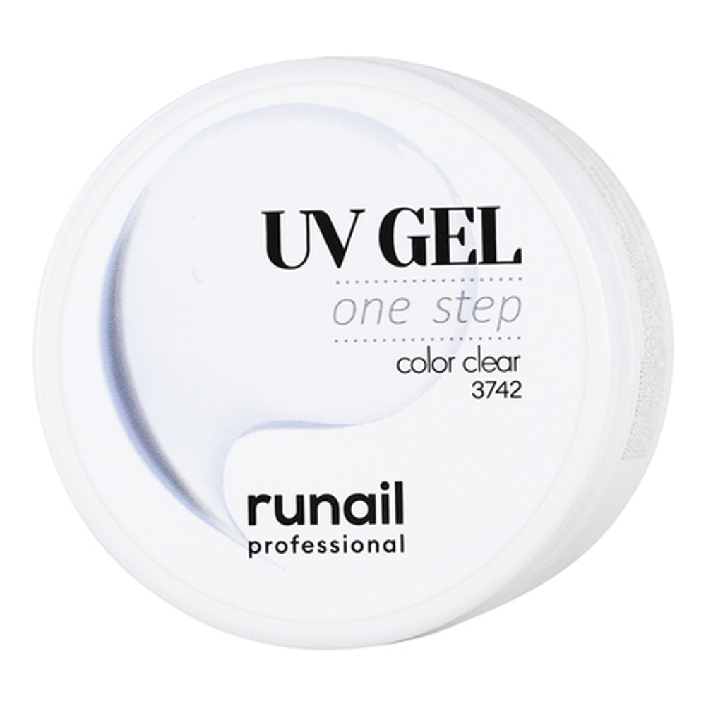 Runail Однофазный УФ-гель (цвет: прозрачный), 56г №3742