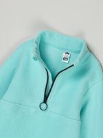 Олимпийка флисовая на молнии "Ментол"