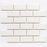 Мозаика из керамогранита Brick White/Брикет белый (45х95) 292х287.5х6 мм (шт)