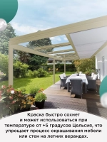 Акриловая краска для мебели и дерева оливковая 1 литр