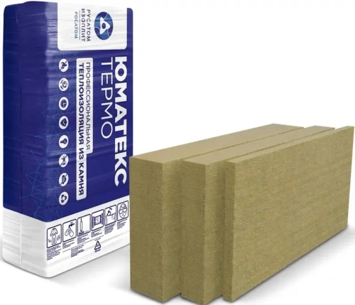 Утеплитель Юматекс Термо плита 50х600х1200 мм 11,52 м2/ 0,576 м3