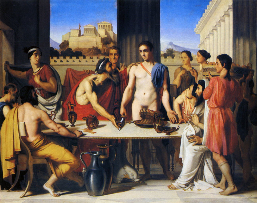 Jean-Hippolyte Flandrin  - эротическое искусство художника Жана-Ипполита Фландрина. 18+