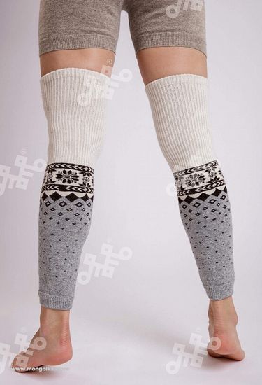 Гетры из монгольской шерсти